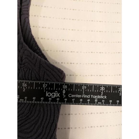 Straight Down Gray Fleece Vest Cozy Stylish Womens Medium 100% Polyester - Picture 6 of 8